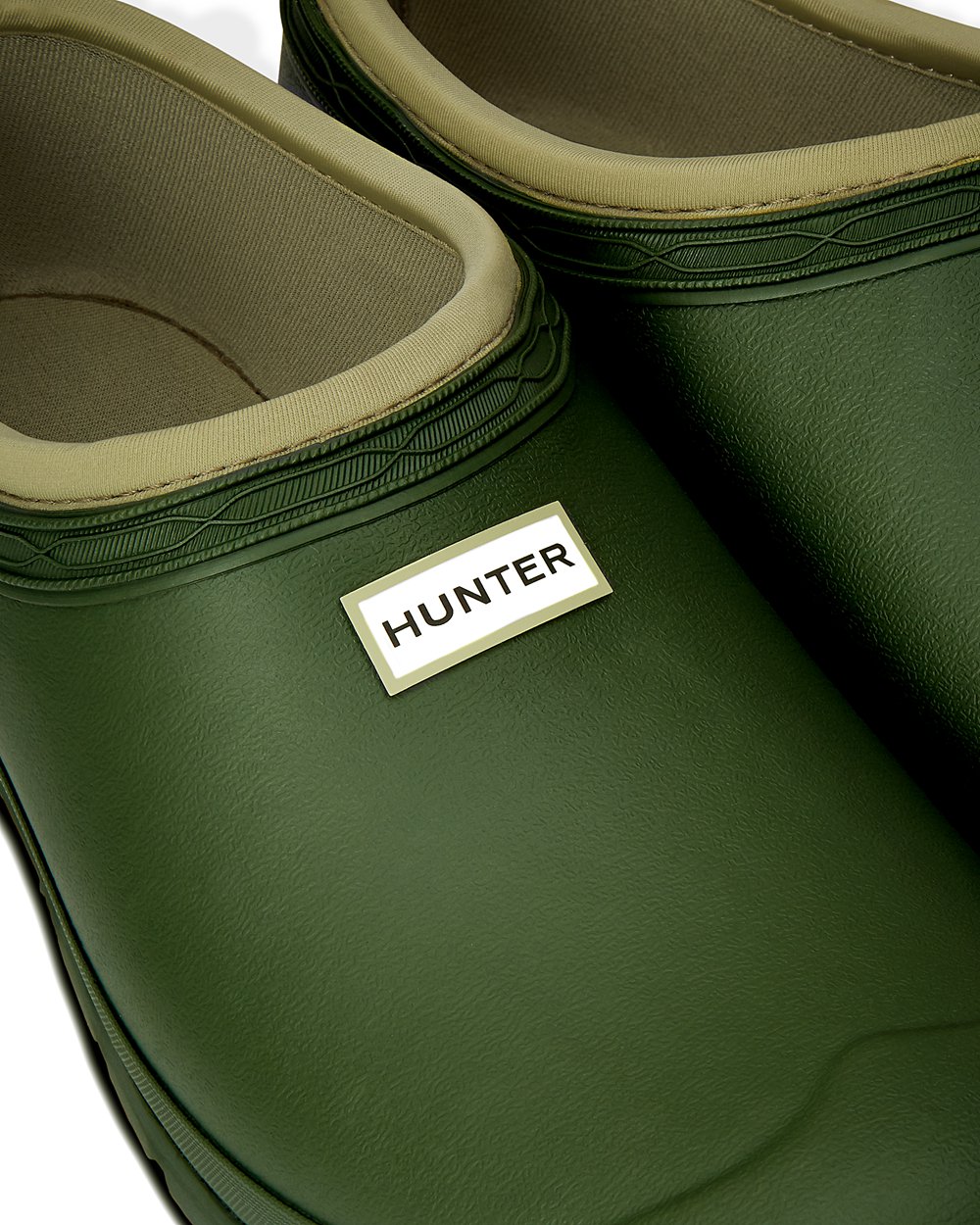 Zuecos Gardener Hunter Hombre - Verdes - 928713CLR